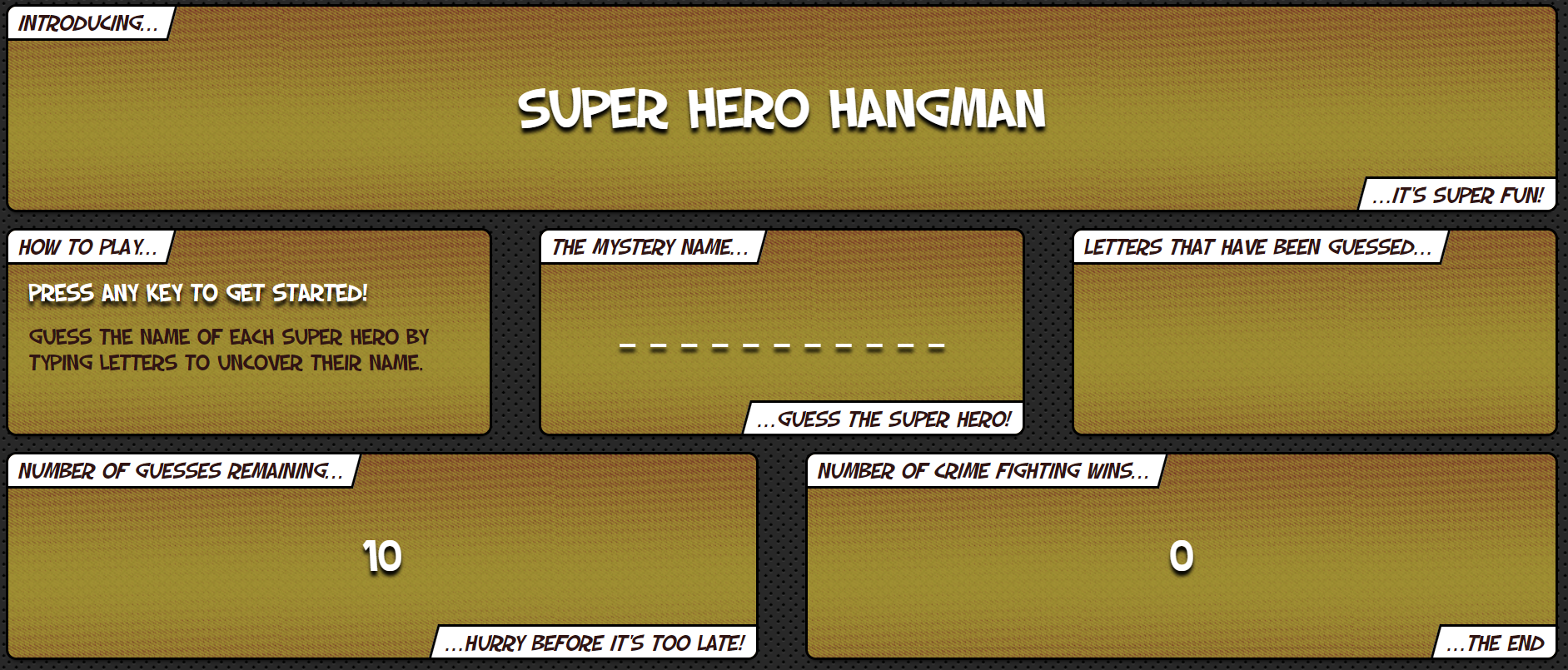 Hangman Screenshot